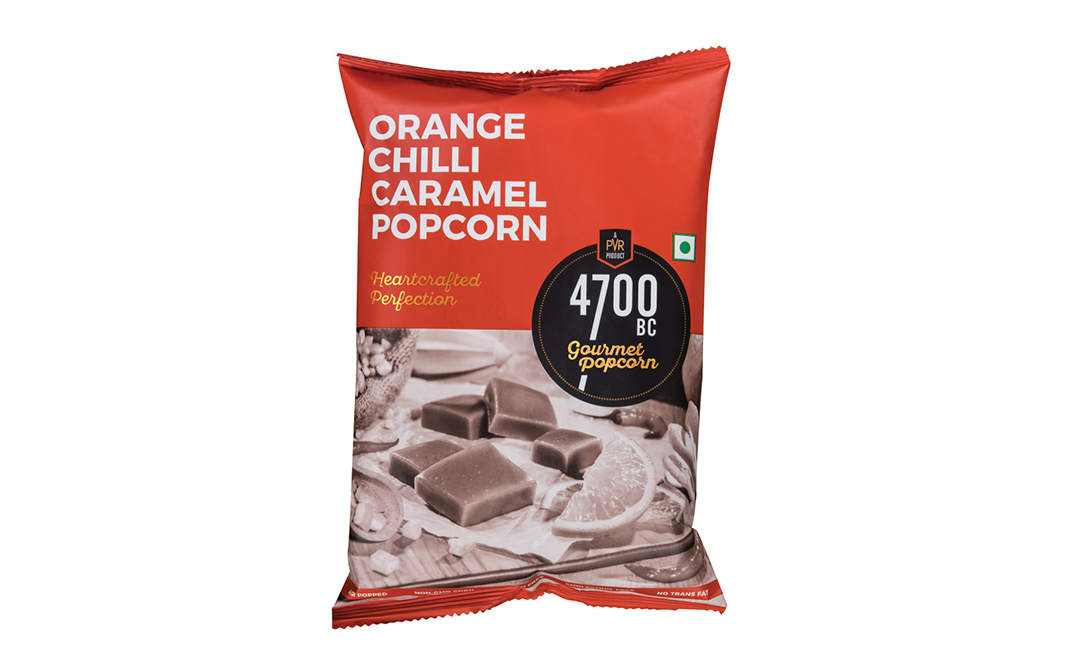 4700BC Orange Chilli Caramel Popcorn Heartcrafted Perfection   Pack  125 grams